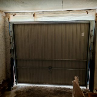 Puerta garaje aluminio 200x238