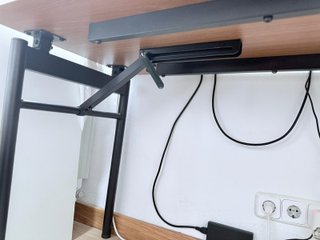 Mesa escritorio plegable 160x60x73,7cm como nueva