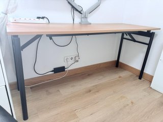 Mesa escritorio plegable 160x60x73,7cm como nueva