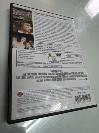 DVD Barry Lyndon Stanley Kubrick Español