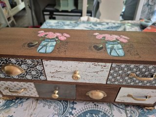 Joyero Cajonera Pequeña Decorada