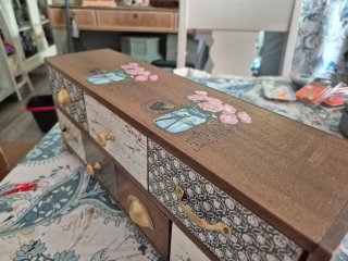 Joyero Cajonera Pequeña Decorada