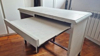 Scrivano vintage in legno massello
