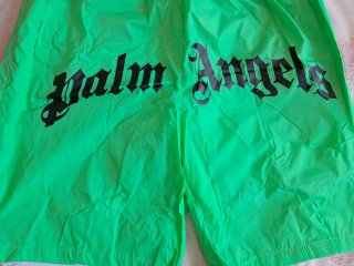 Pantaloncino Mare Palm Angels Verde Fluo Taglia L