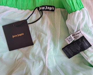 Pantaloncino Mare Palm Angels Verde Fluo Taglia L