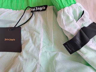 Pantaloncino Mare Palm Angels Verde Fluo Taglia L