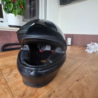 Casco de moto BMW negro