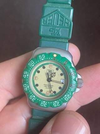 TAG Heuer Mujer 29mm Verde/Plata