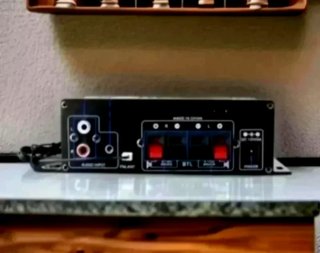 Amplificador AK380 Bluetooth 400W + Mando + Fuente