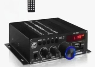 Amplificador AK380 Bluetooth 400W + Mando + Fuente