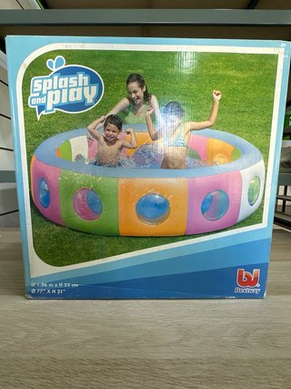 Bestway-piscina inflable con ventana para bebé