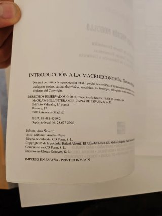 Introducción a la Macroeconomía