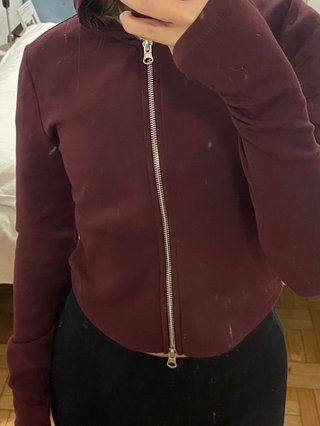 Chaqueta Bershka Roja