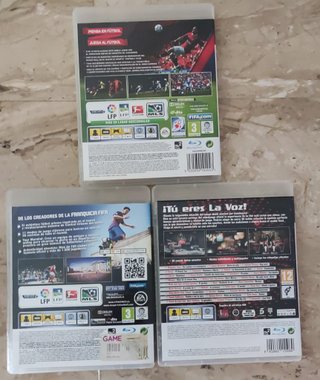 Lote 3 Juegos PS3: FIFA 12, FIFA Street, La Voz