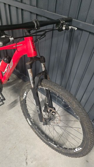 Bicicleta Montaña MTB Roja Talla S