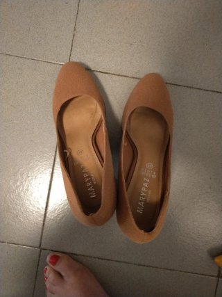 Zapatos Marypaz Beige/Marrón Talla 40