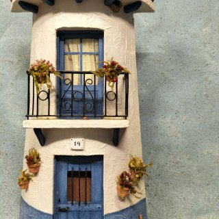 Teja decorativa estilo mediterráneo