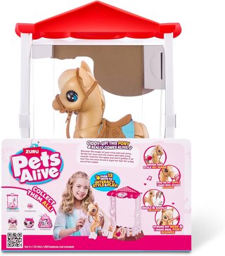 Pets Alive juguete interactivo pony establo