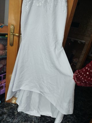 Vestido de Novia Transparencias Encaje