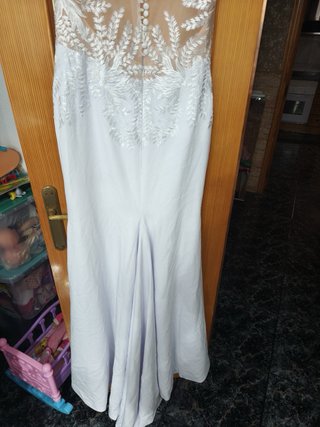 Vestido de Novia Transparencias Encaje