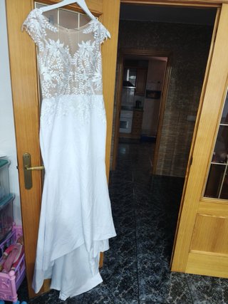 Vestido de Novia Transparencias Encaje