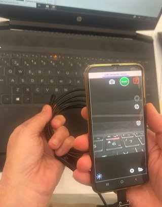 Cámara endoscópica 2m. USB/C Android