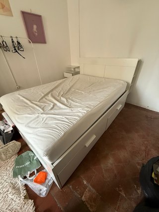Cama Ikea Brimnes con Almacenamiento