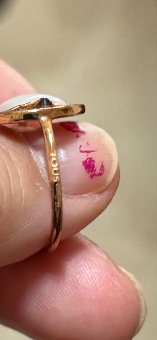 Anillo Tous Vermeil Oso Madre Perla