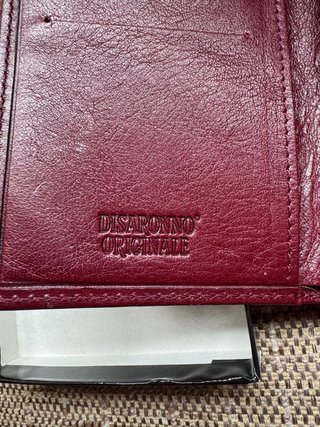Cartera Cuero Disaronno Roja