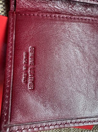 Cartera Cuero Disaronno Roja