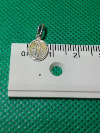 Medalla de la Virgen Milagrosa de Plata de Ley