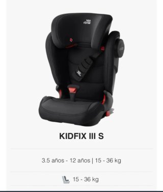 Silla de auto Britax Römer Kidfix III S roja
