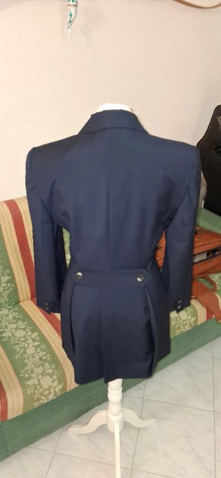Giacca elegante in fresco lana blu