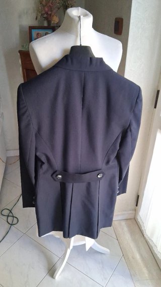 Giacca elegante in fresco lana blu