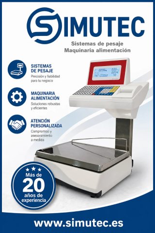 2 Balanzas DIBAL WIND con ticket y garantía
