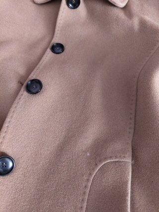 Chaqueta de cashmere beige