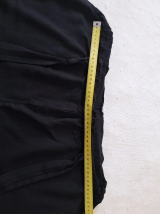 Pantalón corto negro mujer con lazo