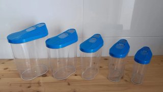 Set 10 Tupper Plástico Cocina