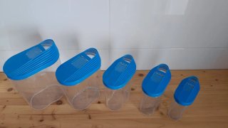 Set 10 Tupper Plástico Cocina