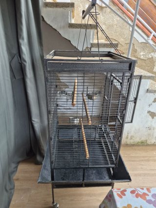 Jaula para loros grande