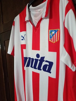 Camiseta Atlético de Madrid Puma Años 90 Talla XL.
