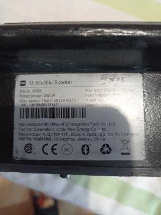 Patinete Eléctrico Xiaomi