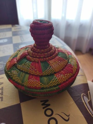 Cesta Etíope Auténtica Mimbre