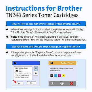 Toner compatibile Brother per stampa a colori, 4-pack