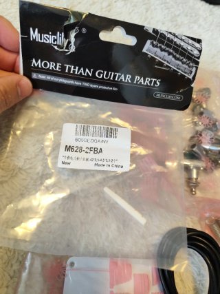 Lote Partes Guitarra Varios