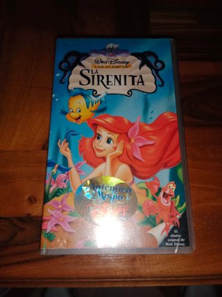 La Sirenita VHS Disney Clásicos Español