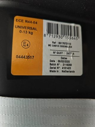 Maxi-Cosi y Base Isofix