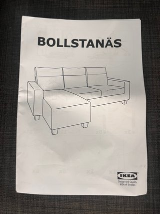 Sofá Ikea 3 plazas chaise longue
