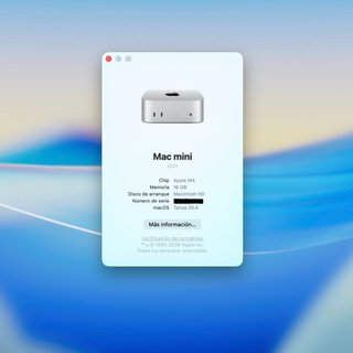 Mac mini M4 (2024) 256GB / 16GB RAM - CON GARANTÍA