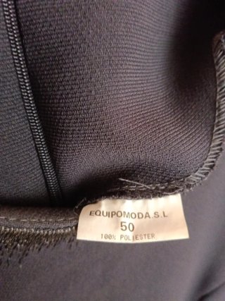 Vestido y abrigo a juego gris fiesta talla 50